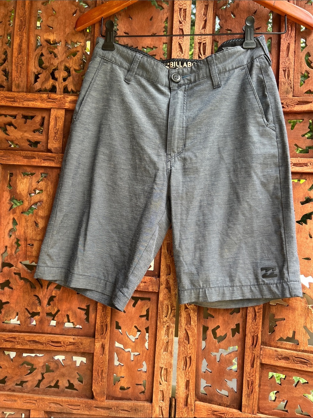 Billabong Submersible Boy's Slate Blue Flat Front Shorts